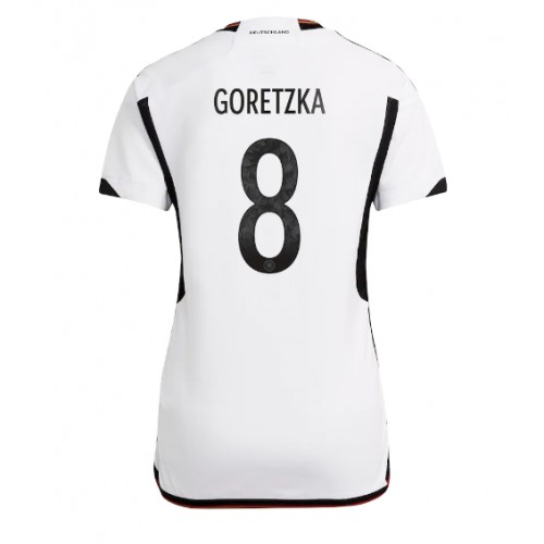 Tyskland Leon Goretzka #8 Hemmatröja Kvinnor VM 2022 Kortärmad